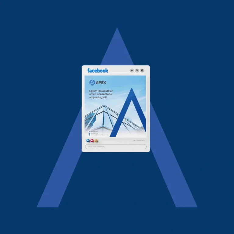 Apex company profile spread showing the corporate story and services