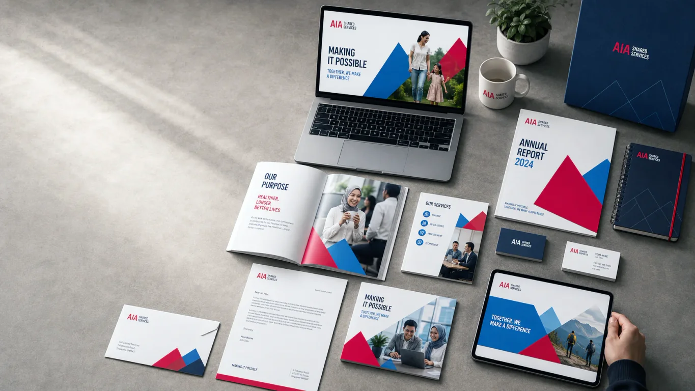 AIA Shared Services, Brand Guideline