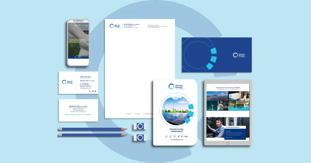 Ditrolic Energy brand book governing identity applications
