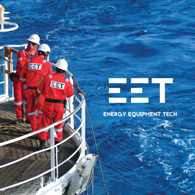 EET logo and pixel-derived pattern system