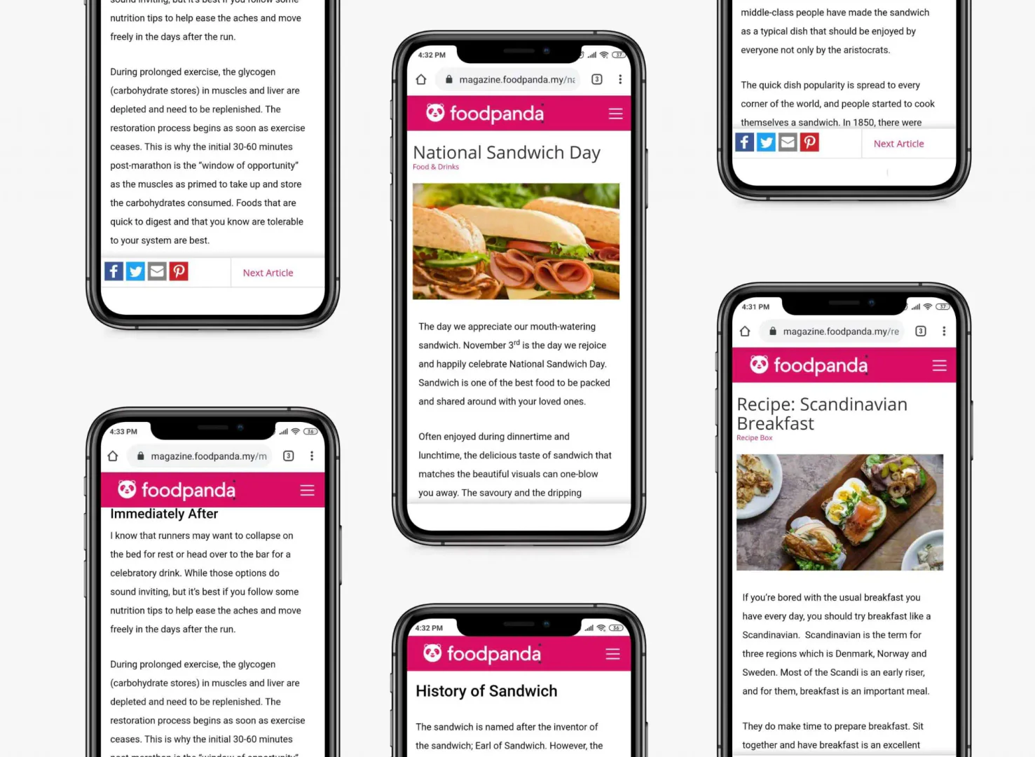 Foodpanda - Content Marketing