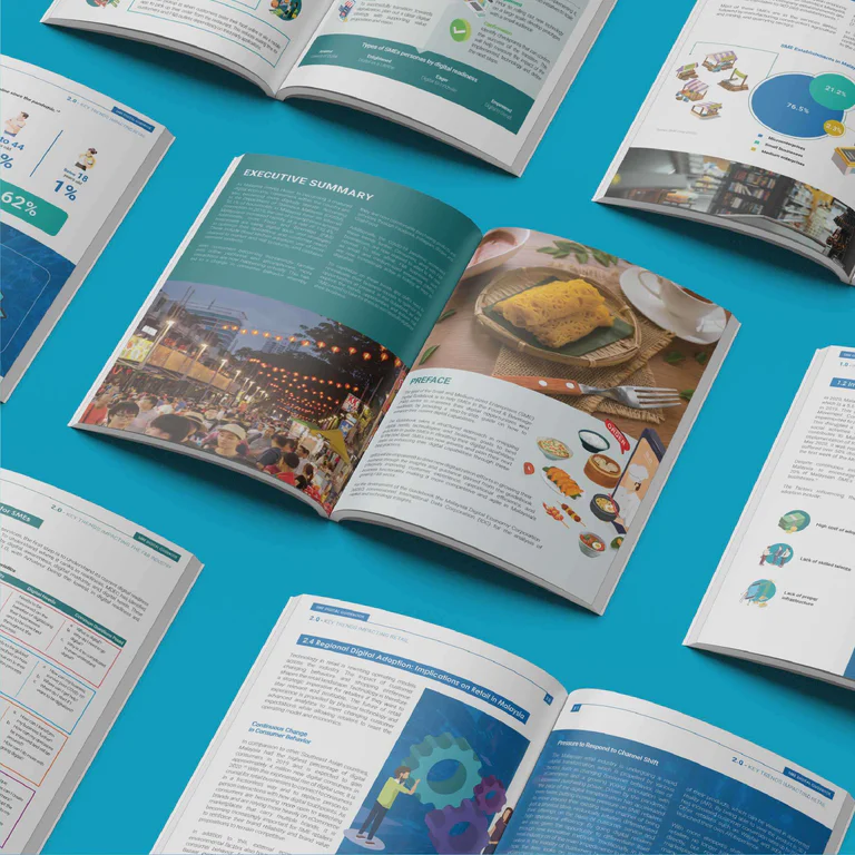 MDEC SME digital guidebook cover for the F&B edition