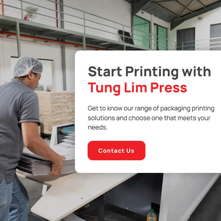 Tung Lim Press packaging printing website homepage